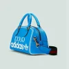 Gucci Adidas X Medium Duffle Bag - Bright Blue Leather