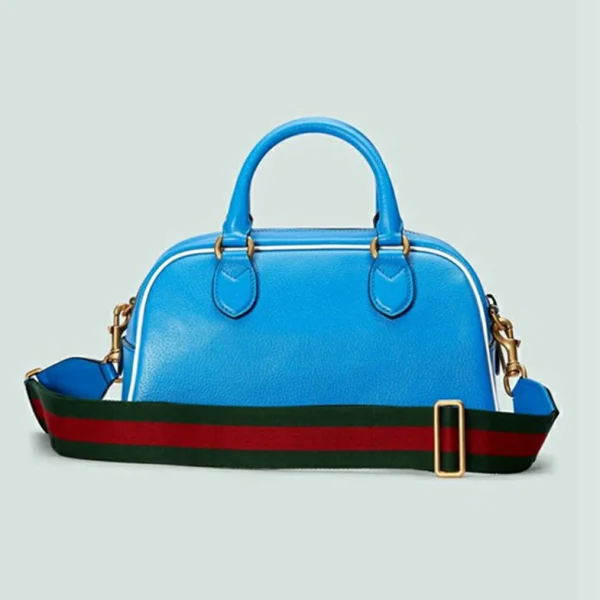 Gucci Adidas X Medium Duffle Bag - Bright Blue Leather