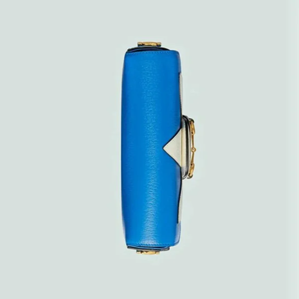 Gucci Adidas X Small Horsebit Skulderveske - Bright Blue Leather