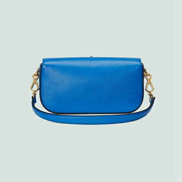 Gucci Adidas X Small Horsebit Skulderveske - Bright Blue Leather