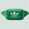 Gucci Adidas X Trefoil Belteveske - Grønt Skinn