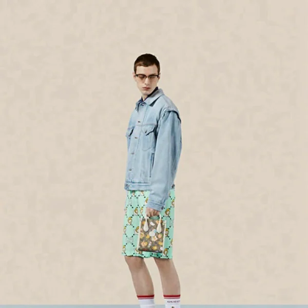 Gucci Animal Print Mini Tote Bag - Beige And Ebony Supreme