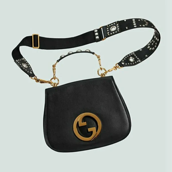Gucci Blondie Medium Bag - Svart Skinn