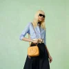 Gucci Blondie Top Handle Bag - Gult Skinn