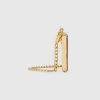 Gucci Crystal Mini Bag Med Dyremotiv - Gullfarget Metall