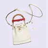 Gucci Diana Mini Bucket Bag - Hvitt Skinn