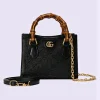 Gucci Diana Mini GG Crystal Tote Bag - Svart
