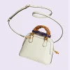 Gucci Diana Mini Tote Bag - Hvitt Skinn