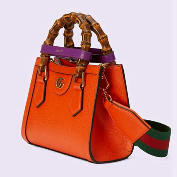 Gucci Diana Mini Tote Bag - Oransje Skinn
