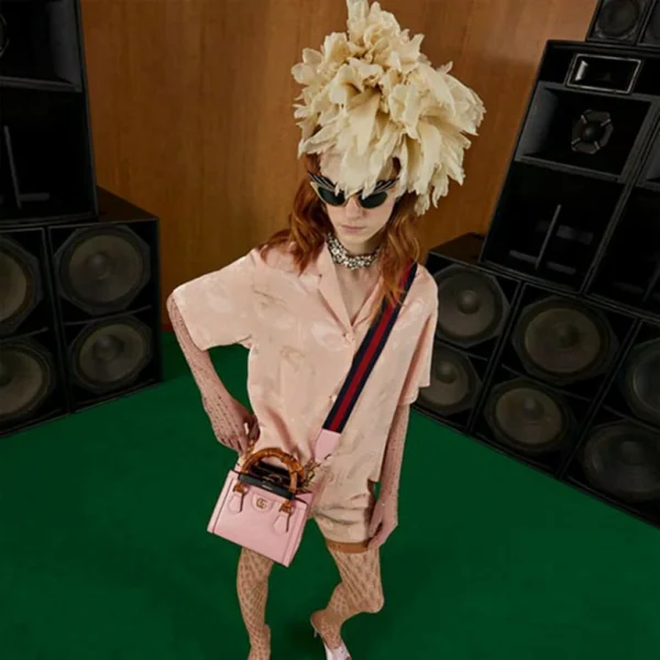 Gucci Diana Mini Tote Bag - Rosa Skinn
