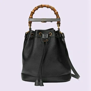 Gucci Diana Small Bucket Bag - Svart Skinn