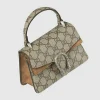 Gucci Dionysus Mini Top Handle Bag - Beige And Ebony Supreme
