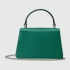 Gucci Dionysus Mini Top Handle Bag - Mørkegrønt Skinn