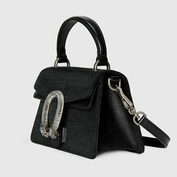 Gucci Dionysus Mini Top Handle Bag - Svart Skinn