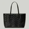 Gucci GG Marmont Large Tote Bag - Svart Skinn