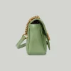 Gucci GG Marmont Liten Skulderveske - Sage Green Leather