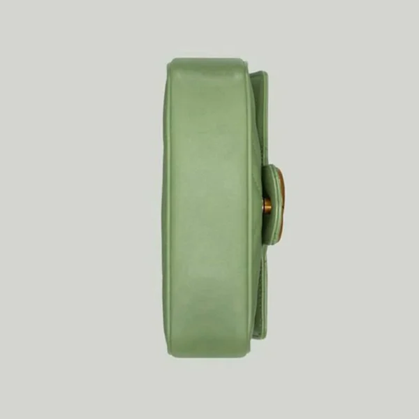 Gucci GG Marmont Matelassé Super Mini Bag - Sage Green Leather
