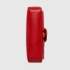 Gucci GG Marmont Medium Skulderveske - Rødt Skinn