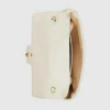 Gucci GG Marmont Mini Card Case Chain Lommebok - Hvitt Skinn