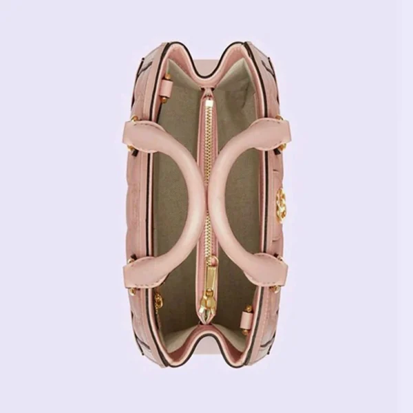 Gucci GG Matelassé Mini Top Handle Bag - Rosa Skinn