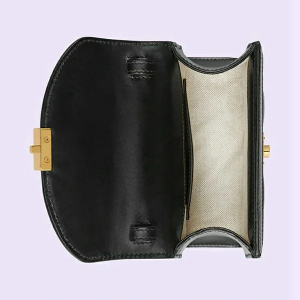 Gucci GG Matelassé Small Top Handle Bag - Svart Skinn