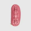 Gucci GG Matelassé Topphåndtak Miniveske - Rosa Skinn