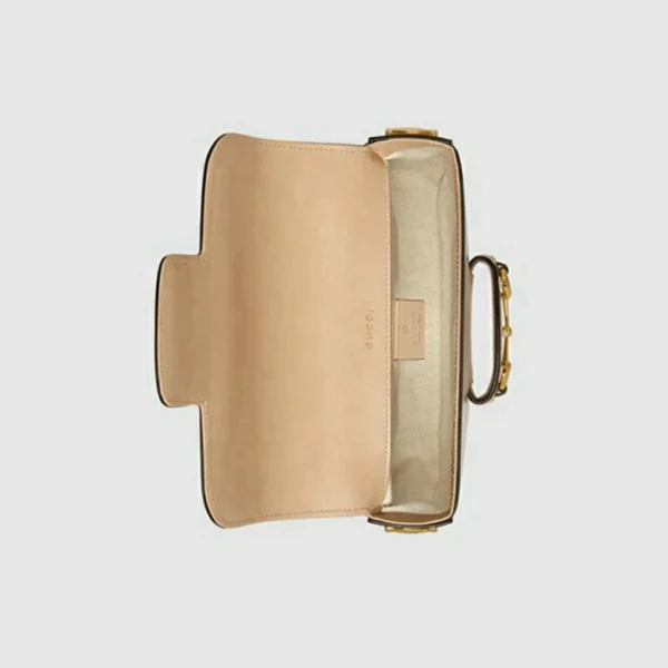 Gucci Horsebit 1955 Mini Bag - Beige Lær