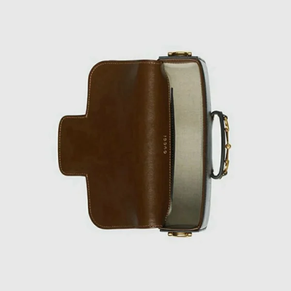 Gucci Horsebit 1955 Mini Bag - Brunt Skinn