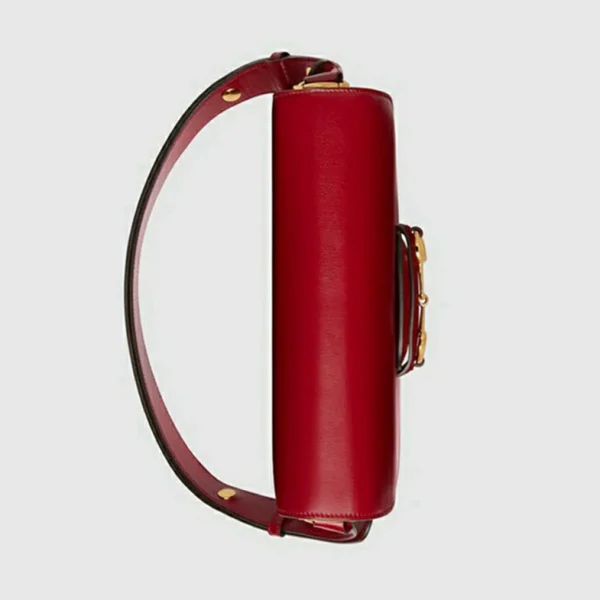 Gucci Horsebit 1955 Skulderveske - Rødt Skinn