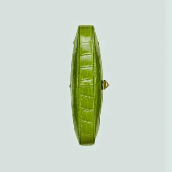 Gucci Jackie 1961 Liten Krokodilleveske - Grønn