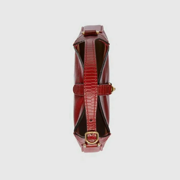 Gucci Jackie 1961 Lizard Mini Bag - Rød