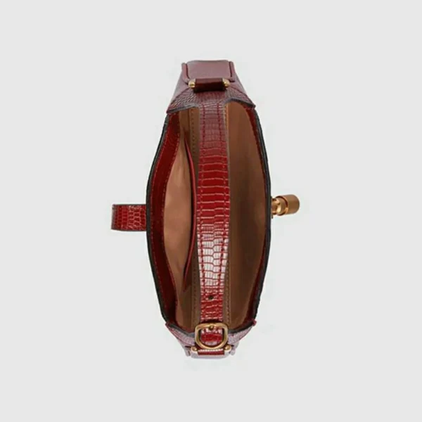 Gucci Jackie 1961 Lizard Mini Bag - Rød