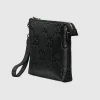 Gucci Jumbo GG Medium Messenger Bag - Svart Skinn