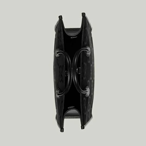 Gucci Jumbo GG Tote Bag - Svart GG Canvas