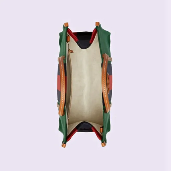 Gucci Medium Interlocking G Tote Bag - Grønn Bomullsduk