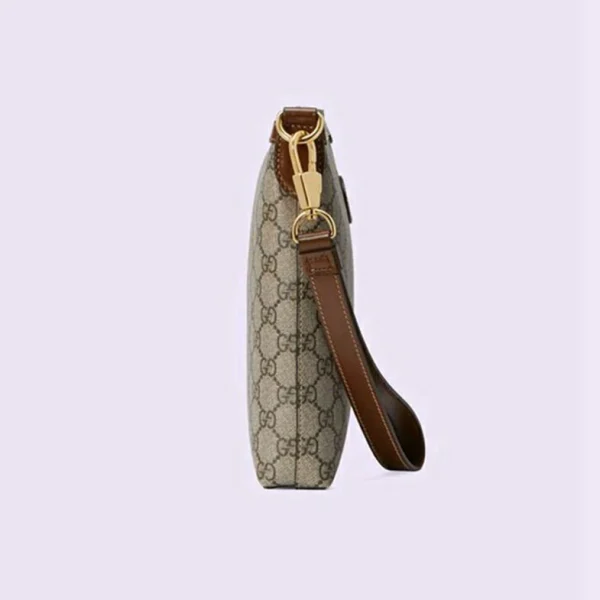 Gucci Messenger Bag Med G - Beige Og Ebony Supreme