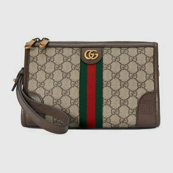 Gucci Ophidia GG Messenger Bag - Beige And Ebony Supreme