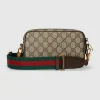 Gucci Ophidia GG Mini Bag - Beige And Ebony Supreme