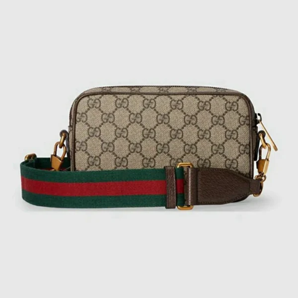 Gucci Ophidia GG Mini Bag - Beige And Ebony Supreme