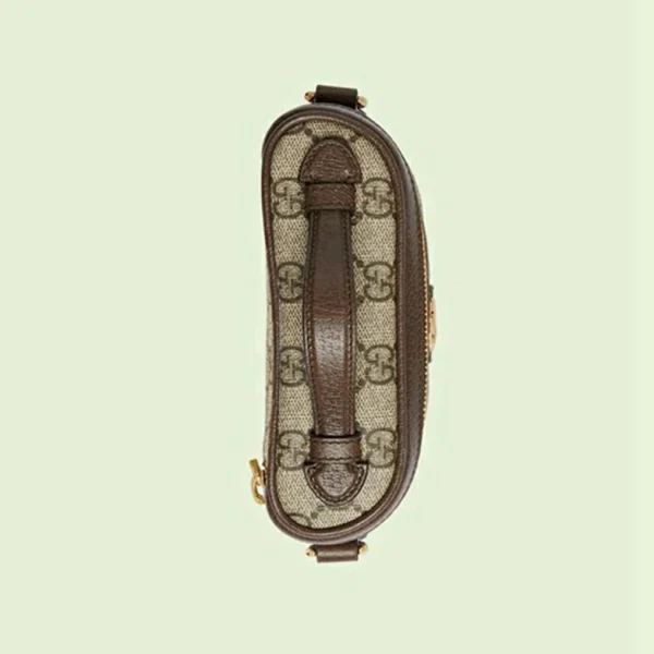 Gucci Ophidia GG Minibag Med Topphåndtak - Beige And Ebony Supreme