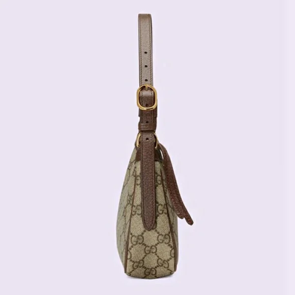 Gucci Ophidia GG Small Handbag - Beige And Ebony Supreme