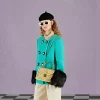 Gucci Ophidia Jumbo GG Top Handle Bag - Camel And Banana Canvas
