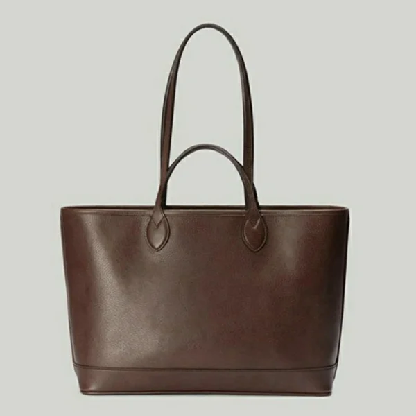 Gucci Ophidia Medium Tote Bag - Brunt Skinn