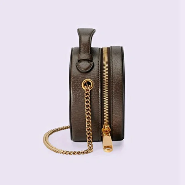 Gucci Ophidia Mini Chain Bag - Beige And Ebony Supreme