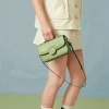 Gucci Petite GG Mini Skulderveske - Lysegrønt Skinn