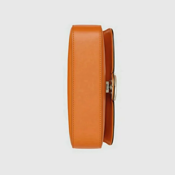 Gucci Petite GG Mini Skulderveske - Oransje Skinn