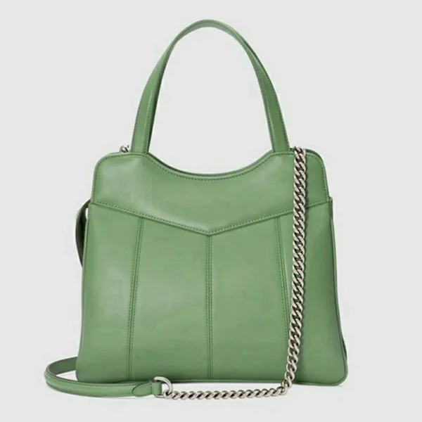 Gucci Petite GG Small Tote Bag - Lysegrønt Skinn